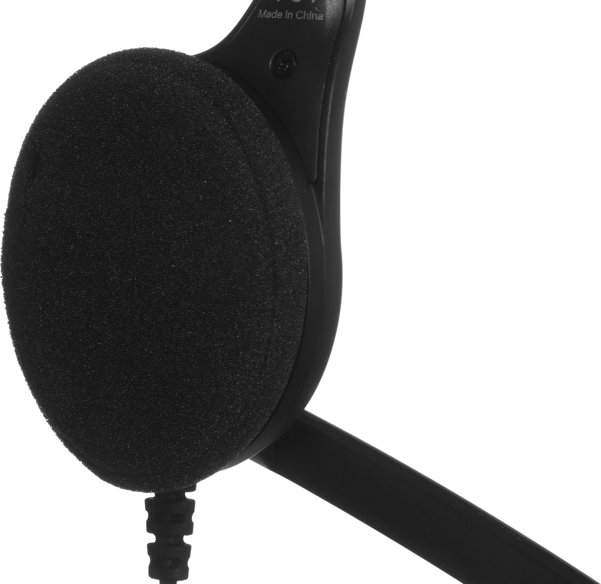 Наушники с микрофоном Sennheiser PC 7 черный 2м накладные USB оголовье (504196) — миниатюра 4