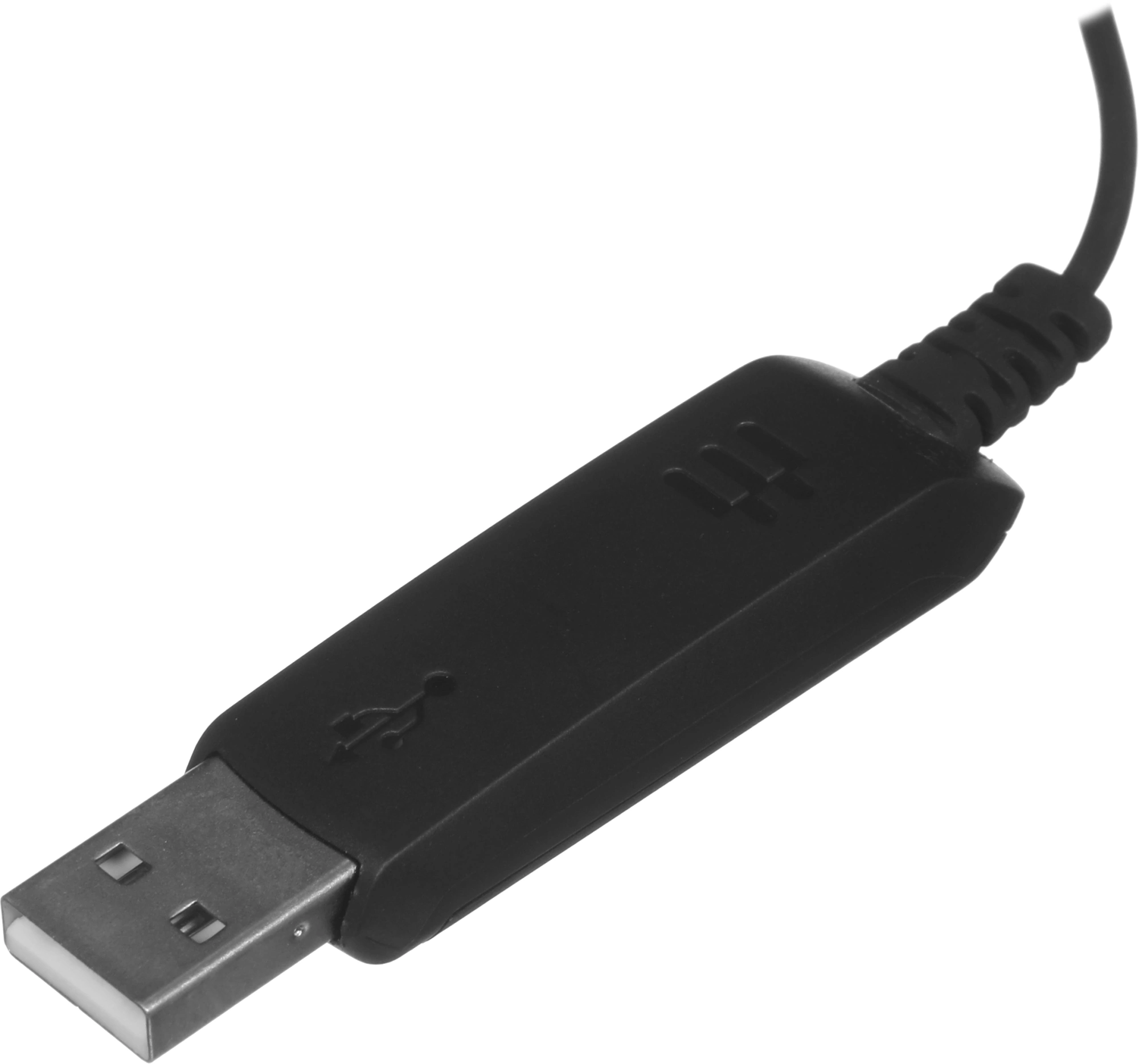 Наушники с микрофоном Sennheiser PC 7 черный 2м накладные USB оголовье (504196) — миниатюра 12