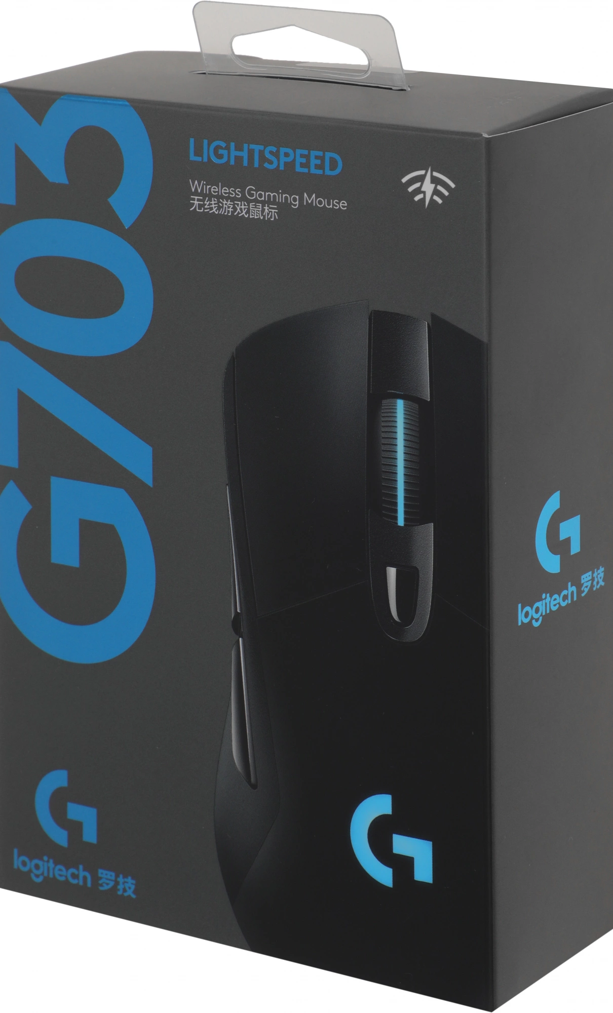 Мышь Logitech G703 LightSpeed черный оптическая 25600dpi беспров. USB 6but (910-005644) — миниатюра 19