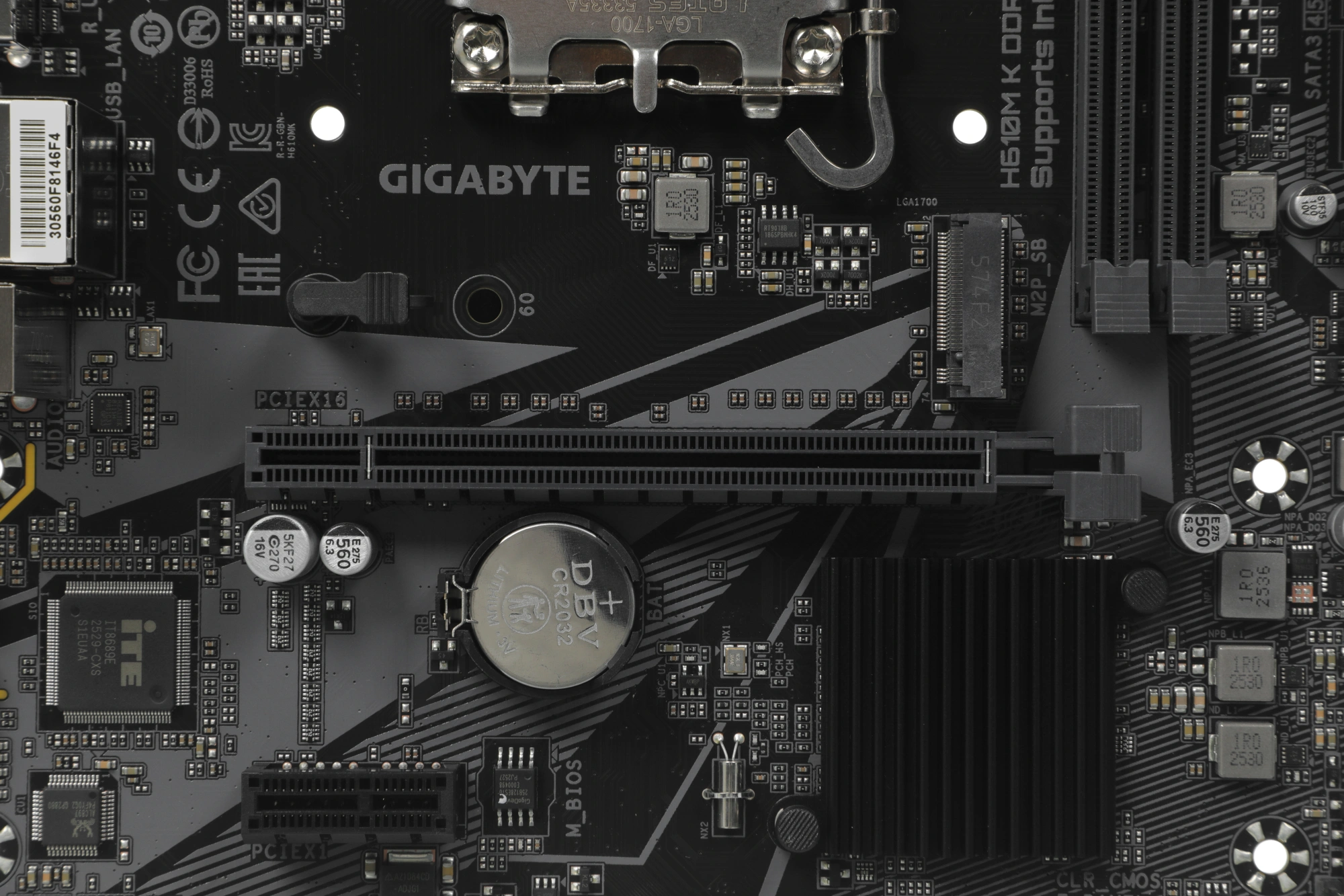 Материнская плата Gigabyte H610M K DDR4 Soc-1700 Intel H610 2xDDR4 mATX AC`97 8ch(7.1) GbLAN+HDMI — миниатюра 5