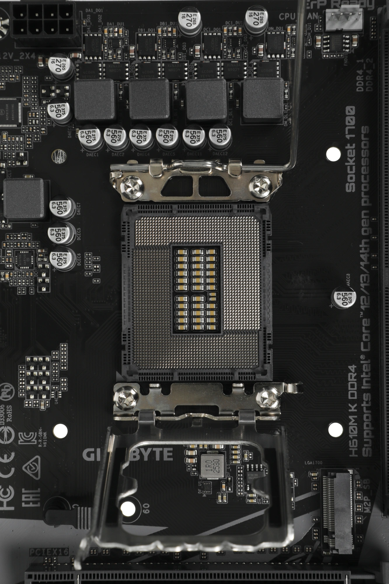 Материнская плата Gigabyte H610M K DDR4 Soc-1700 Intel H610 2xDDR4 mATX AC`97 8ch(7.1) GbLAN+HDMI — миниатюра 14