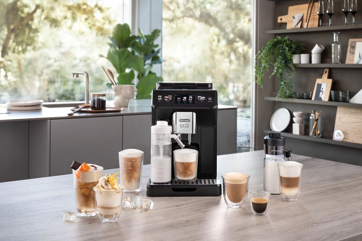 Кофемашина Delonghi Eletta Explore ECAM450.55.G 1450Вт серебристый/черный — миниатюра 11