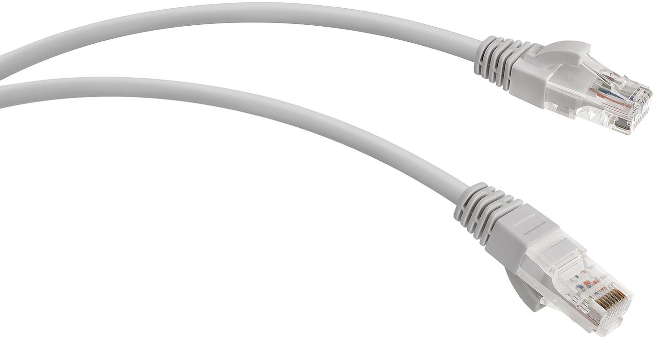 Патч-корд WRline WR-PC-RJ45-UTP-5E-10-GY UTP RJ-45 вил.-вилка RJ-45 кат.5E 10м серый LSZH (уп.:1шт) — миниатюра 4