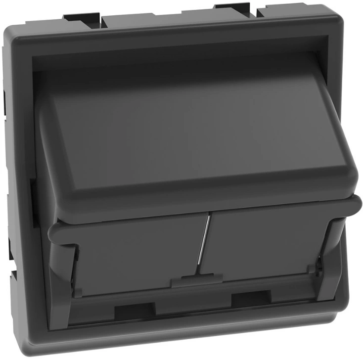 Адаптер Panduit CFPFS2SBL наклад. 45x45 Mini-Com 2 — миниатюра 3