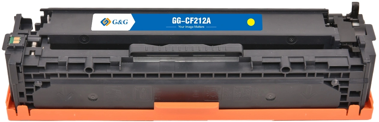 Картридж лазерный G&G GG-CF212A желтый (1800стр.) для HP LJ Pro 200 color Printer M251n/nw/MFP M276n/nw с чипом Canon — миниатюра 2