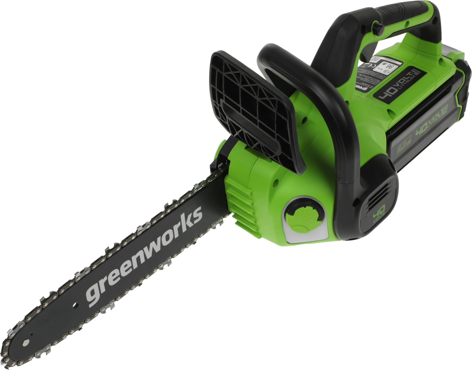 Цепная пила Greenworks G40CS30IIK4 аккум. дл.шины:12" (30cm) 1аккум. 4Ач ЗУ (2007807UB) — миниатюра 2