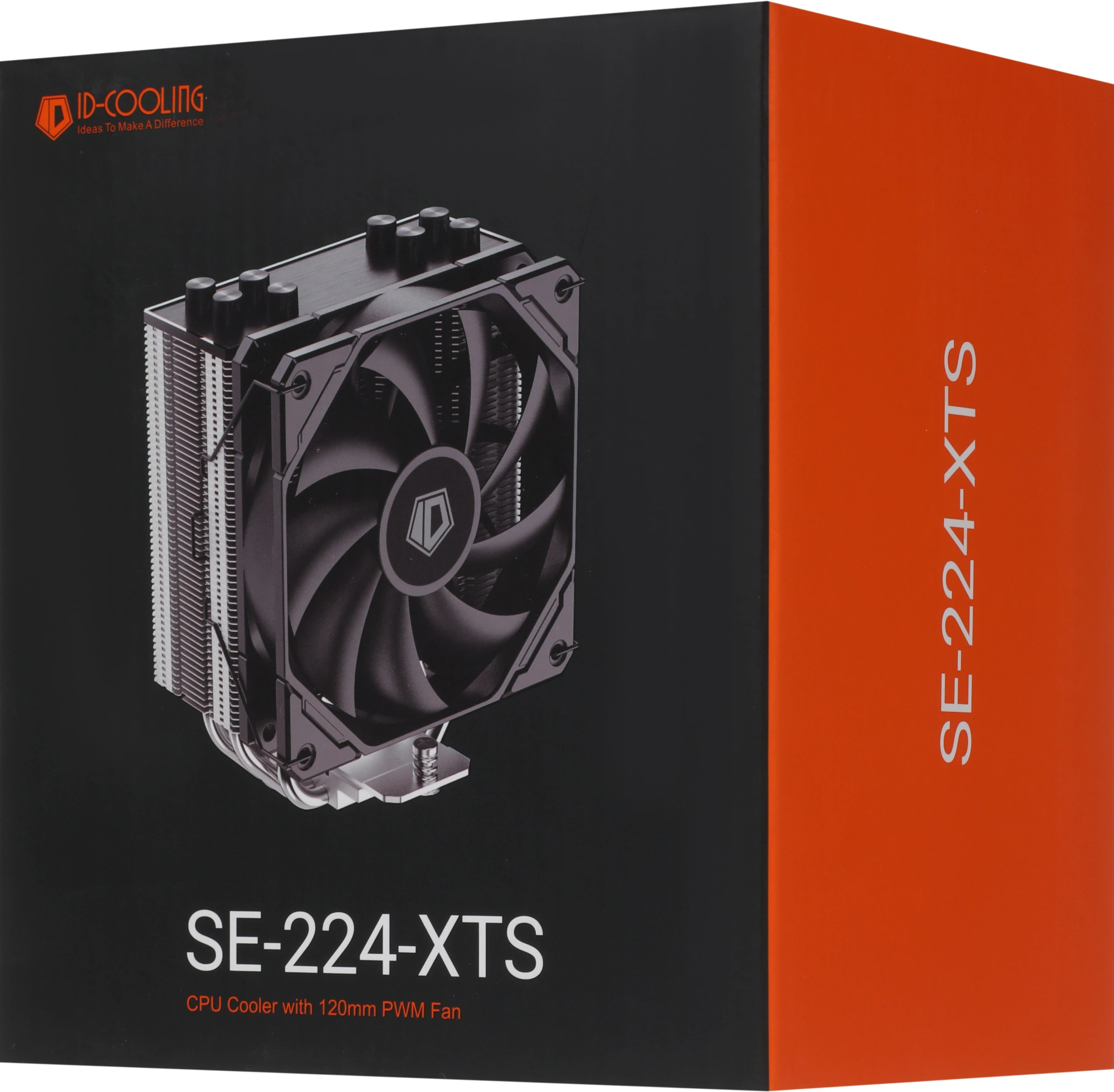 Устройство охлаждения(кулер) ID-Cooling SE-224-XTS Soc-AM5/AM4/1200/1700/1851 серебристый/черный 4-pin 16-29dB Al+Cu 220W 650gr Ret — миниатюра 9