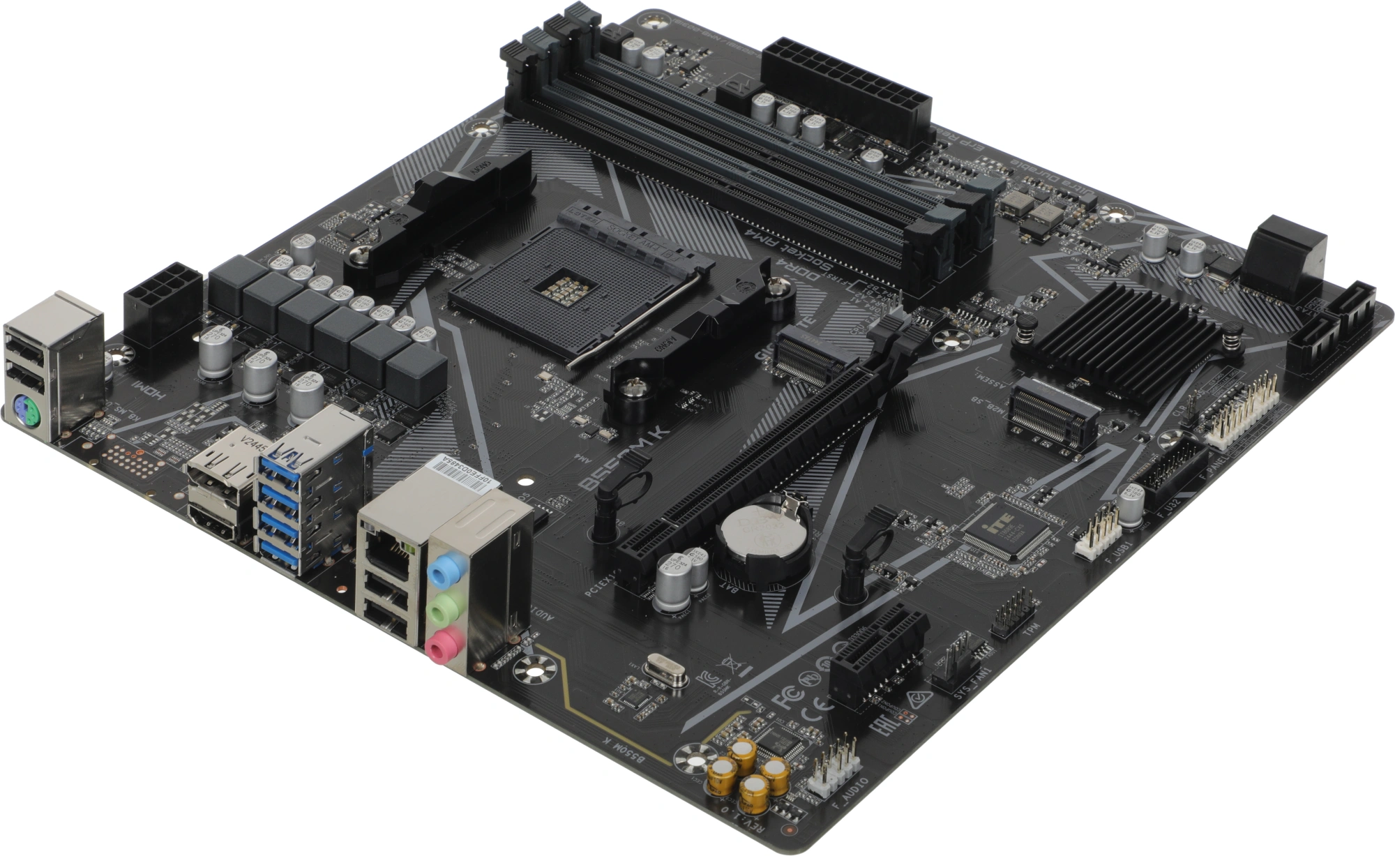 Материнская плата Gigabyte B550M K Soc-AM4 AMD B550 4xDDR4 mATX AC`97 8ch(7.1) GbLAN RAID+HDMI+DP — миниатюра 5