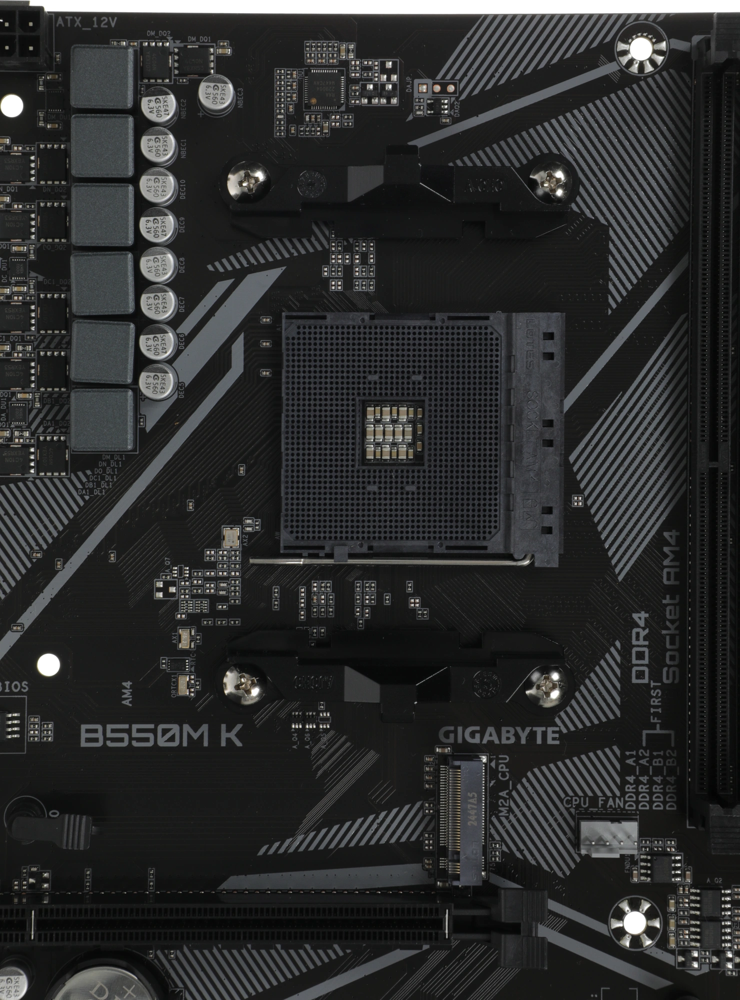 Материнская плата Gigabyte B550M K Soc-AM4 AMD B550 4xDDR4 mATX AC`97 8ch(7.1) GbLAN RAID+HDMI+DP — миниатюра 11