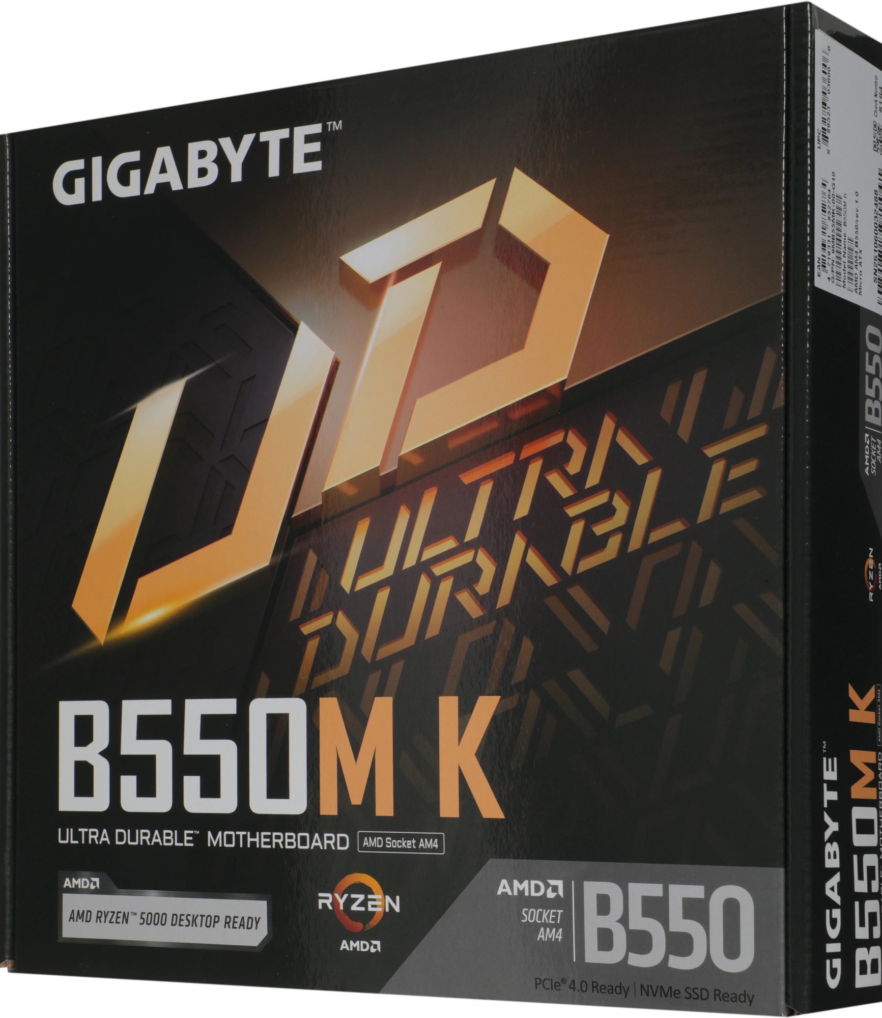 Материнская плата Gigabyte B550M K Soc-AM4 AMD B550 4xDDR4 mATX AC`97 8ch(7.1) GbLAN RAID+HDMI+DP — миниатюра 14