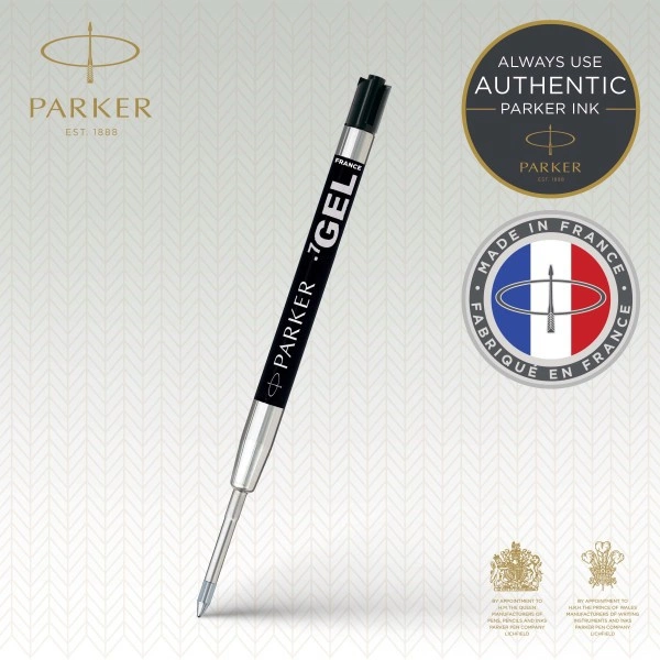 Стержень гелевый Parker Z05 (1950344) M 0.7мм черные чернила для ручек шариковых блистер — миниатюра 2