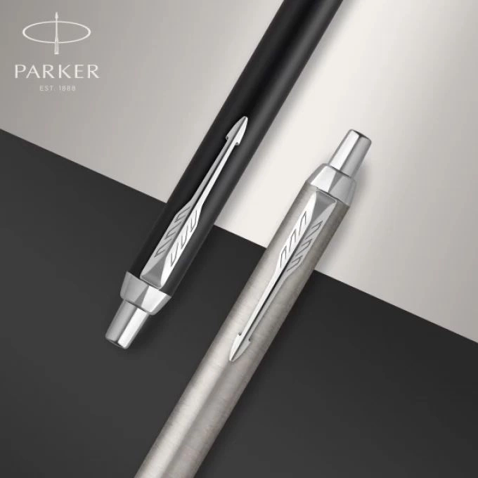 Ручка шариков. Parker IM Core (2150846) Matt Black CT M черн. черн. подар.кор.европод. — миниатюра 3