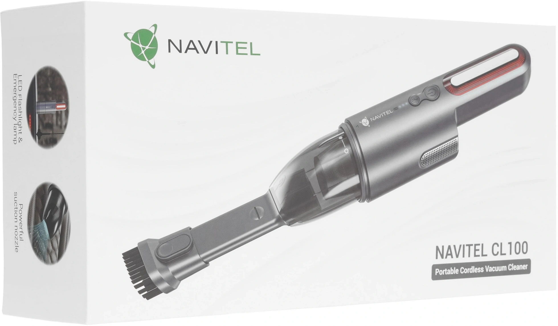 Пылесос Автомобильный Navitel CL100 серый/серый 100Вт — миниатюра 11