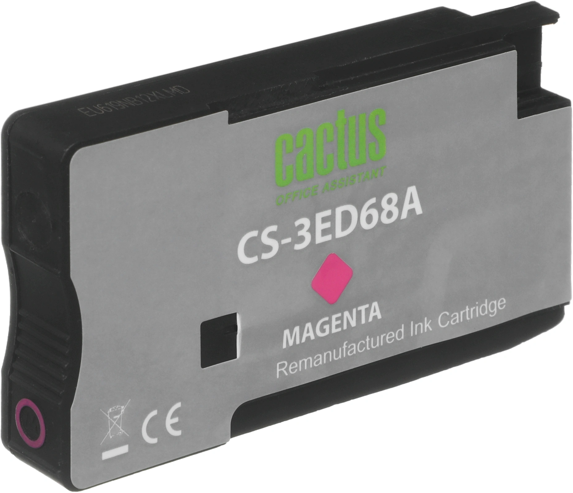 Картридж струйный Cactus CS-3ED68A 712 пурпурный (29мл) для HP DJ T230/T630/T650 с чипом — миниатюра 4