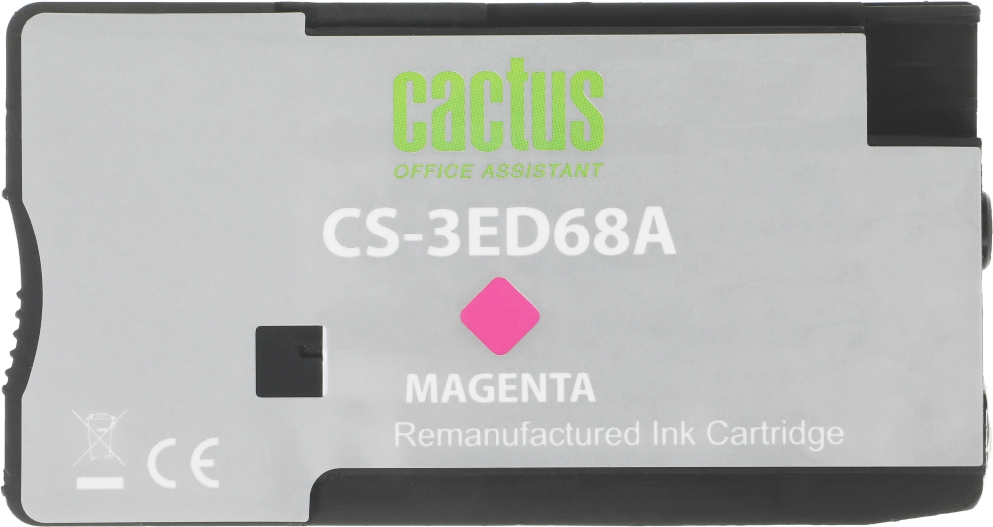 Картридж струйный Cactus CS-3ED68A 712 пурпурный (29мл) для HP DJ T230/T630/T650 с чипом — миниатюра 8