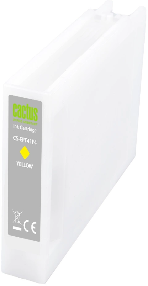 Картридж струйный Cactus CS-EPT41F4 T41F4 желт.пигм. (350мл) для Epson SureColor SC-T5400M/SC-T3405/SC-T5405 с чипом — миниатюра 2