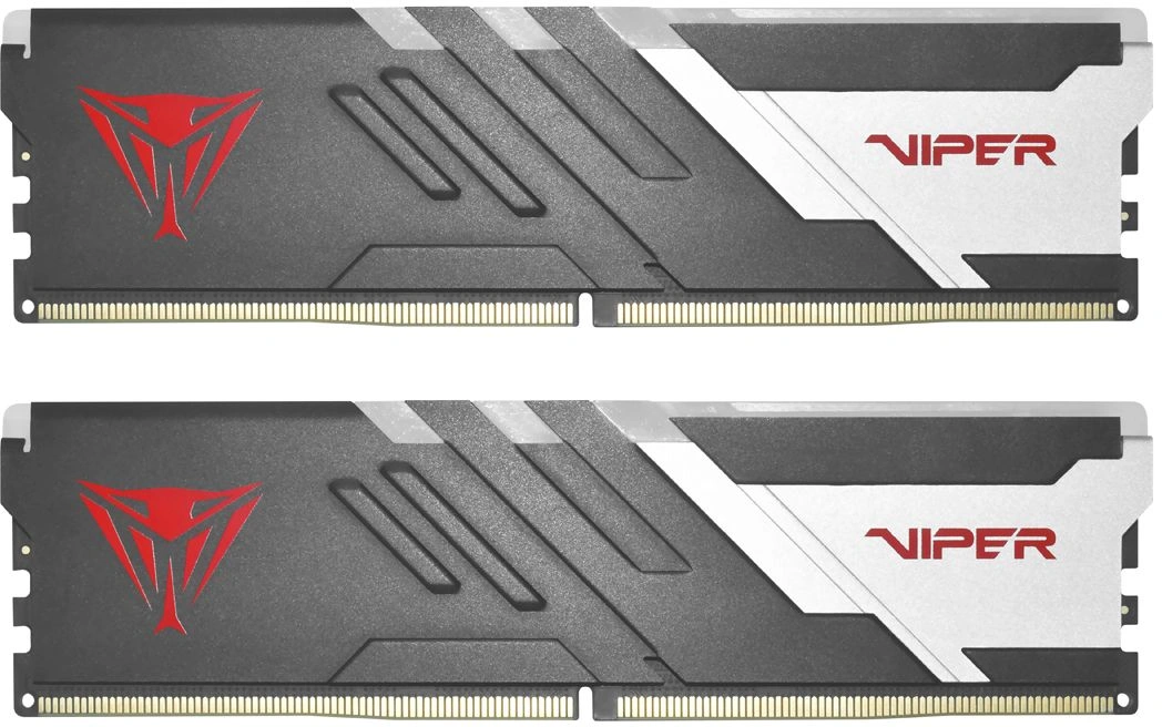 Память DDR5 2x16GB 6800MHz Patriot PVVR532G680C34K Viper Venom RGB RTL Gaming PC5-54400 CL34 DIMM UDIMM 288-pin 1.4В kit с радиатором Ret — миниатюра 2