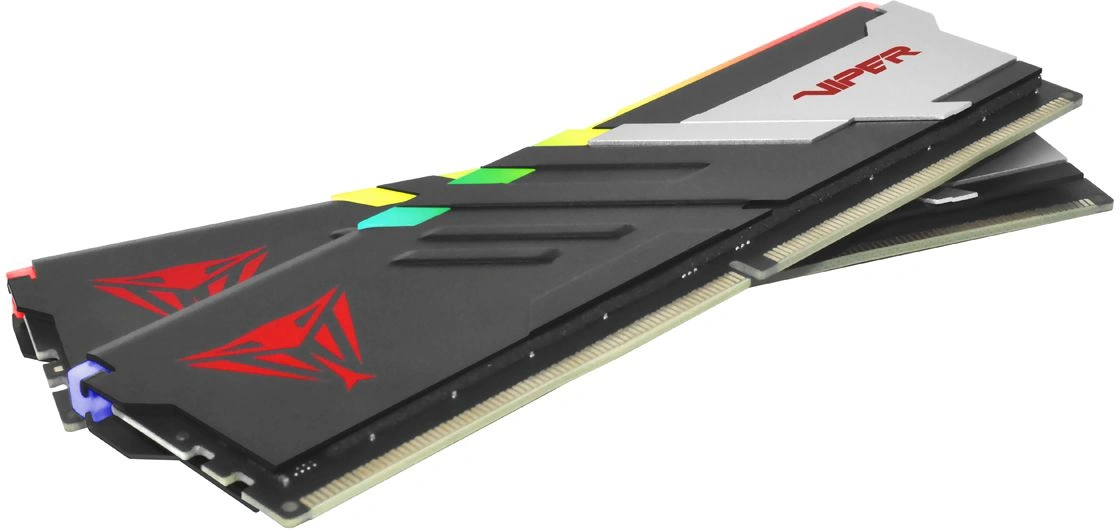 Память DDR5 2x16GB 6800MHz Patriot PVVR532G680C34K Viper Venom RGB RTL Gaming PC5-54400 CL34 DIMM UDIMM 288-pin 1.4В kit с радиатором Ret — миниатюра 3