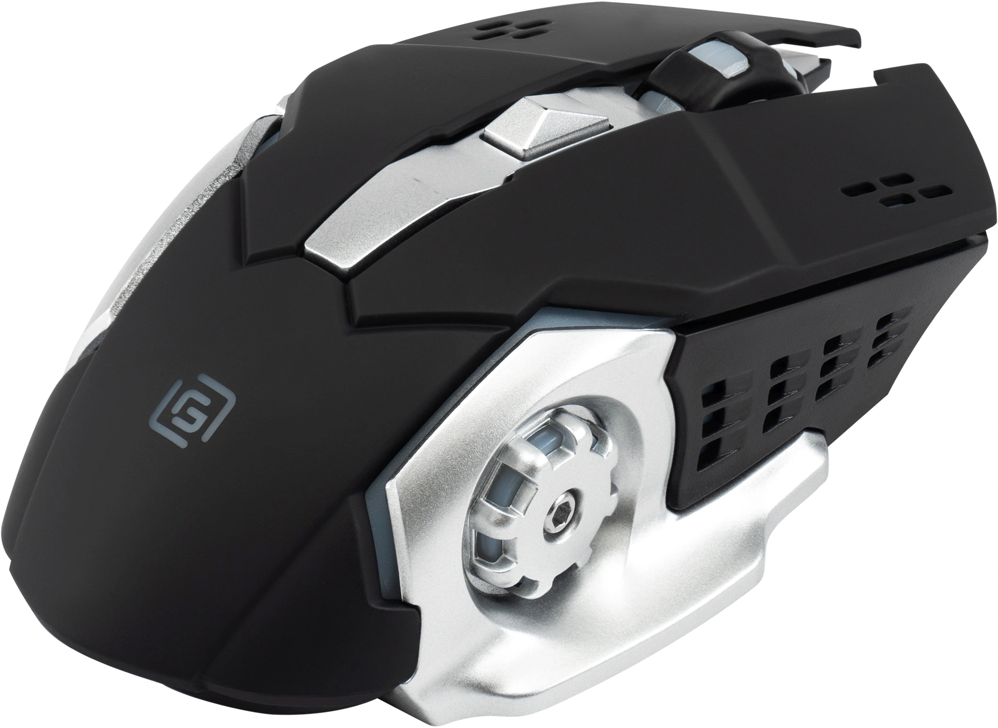 Мышь Оклик 770GW черный/серебристый оптическая 3600dpi беспров. USB для ноутбука 6but — миниатюра 6