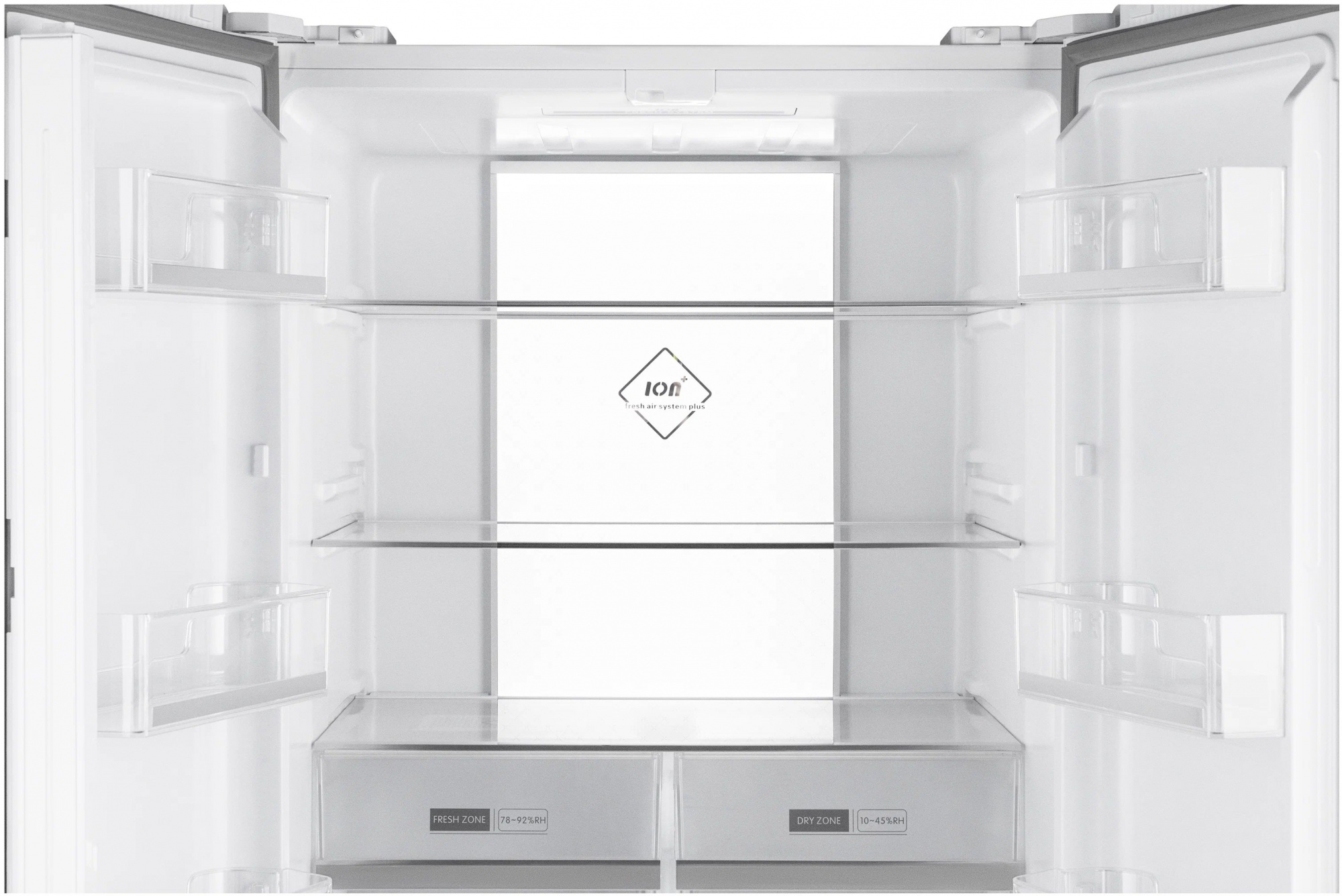 Холодильник Weissgauff WCD 450 WG NoFrost Inverter 2-хкамерн. белый инвертер — миниатюра 5