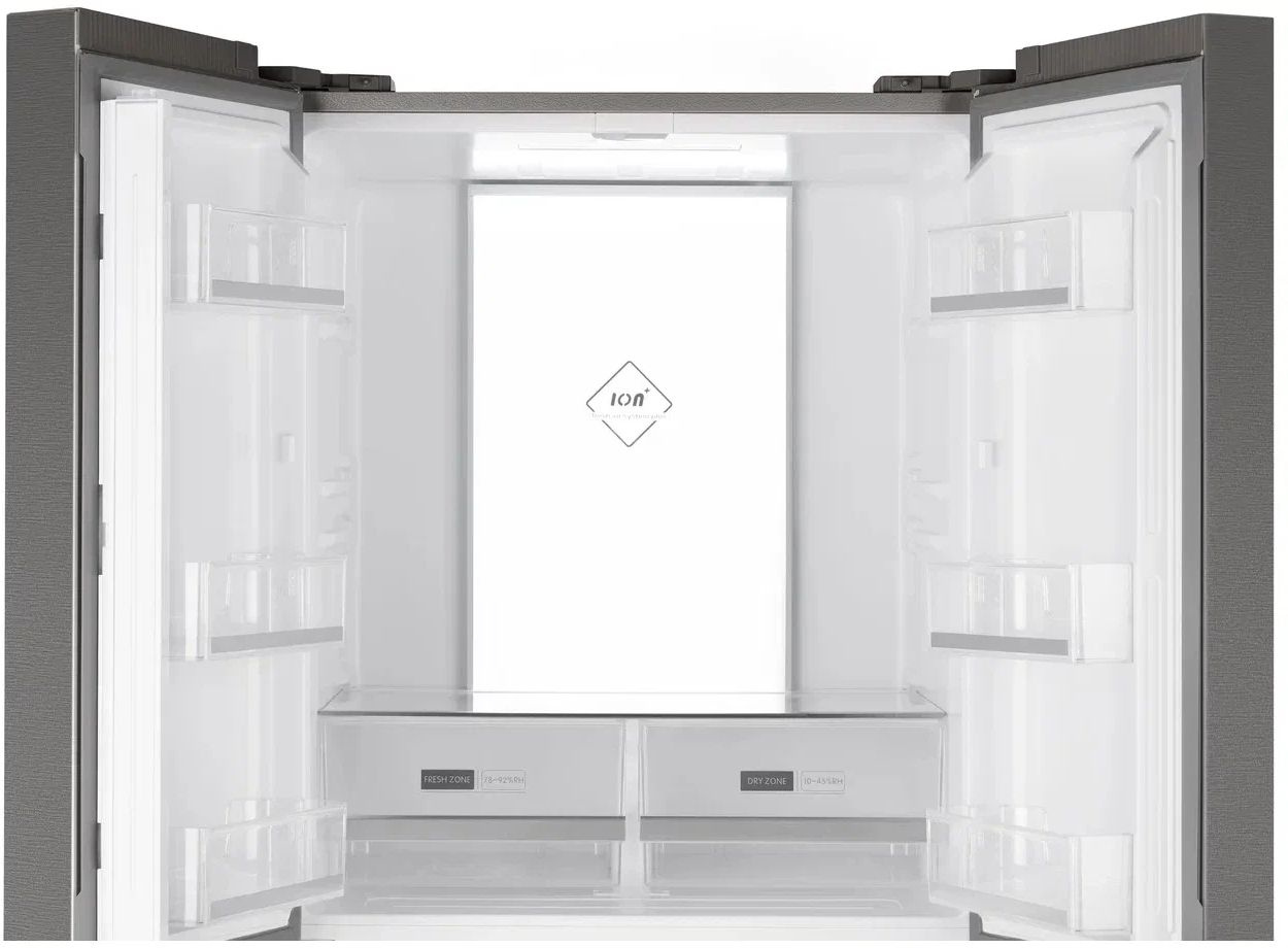 Холодильник Weissgauff WCD 450 X NoFrost Inverter 2-хкамерн. нержавеющая сталь инвертер — миниатюра 6