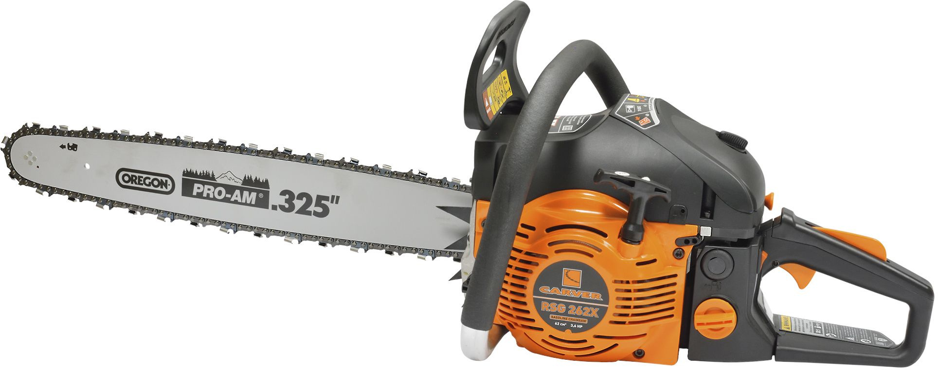 Бензопила Carver RSG 262X 2700Вт 3.6л.с. дл.шины:20" (50cm) (01.004.00057) — миниатюра 3