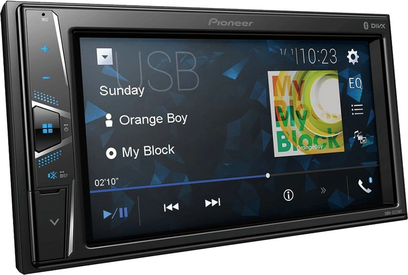 Автомагнитола Pioneer DMH-G225BT 2DIN 4x50Вт 6.2" ПДУ RDS — миниатюра 2
