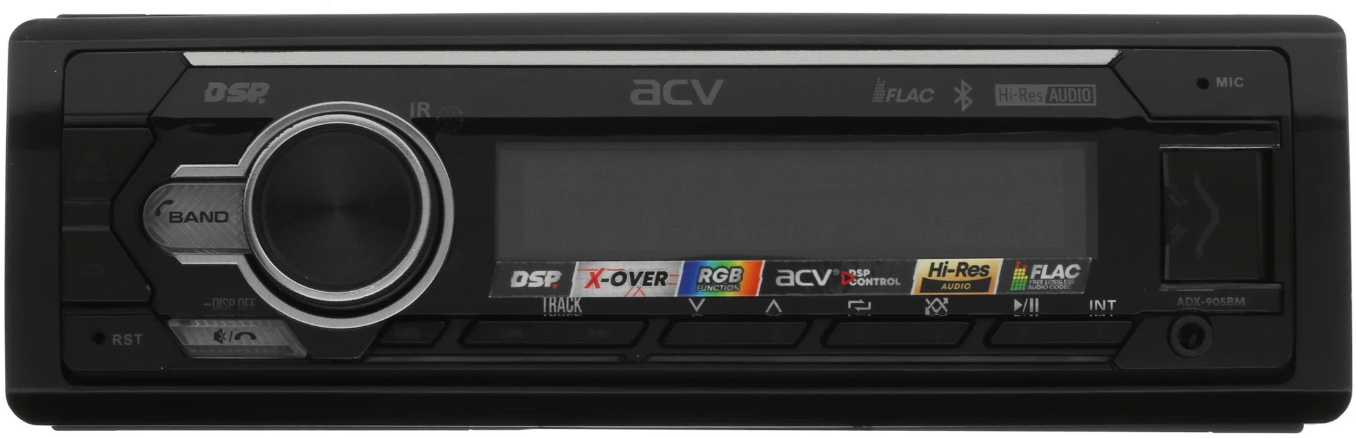 Автомагнитола ACV ADX-905BM 1DIN 4x50Вт v5.0 DSP 3 ПДУ (40305) — миниатюра 4