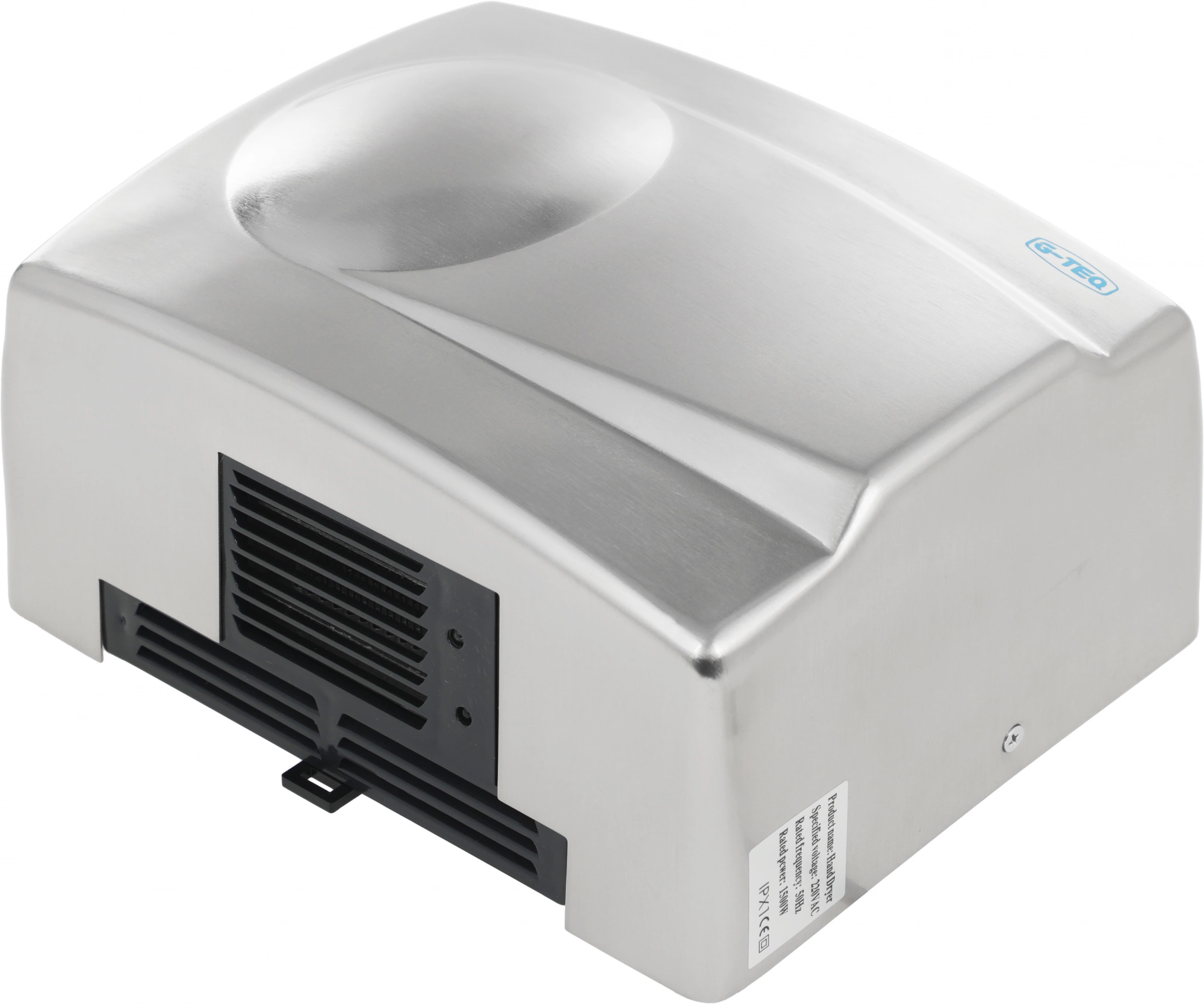 Сушилка для рук G-Teq 8828 MC 1500Вт серебристый — миниатюра 3