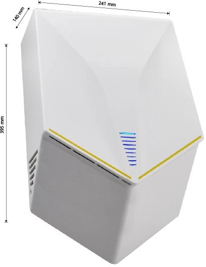Сушилка для рук G-Teq 8860 PW 1000Вт белый — миниатюра 4
