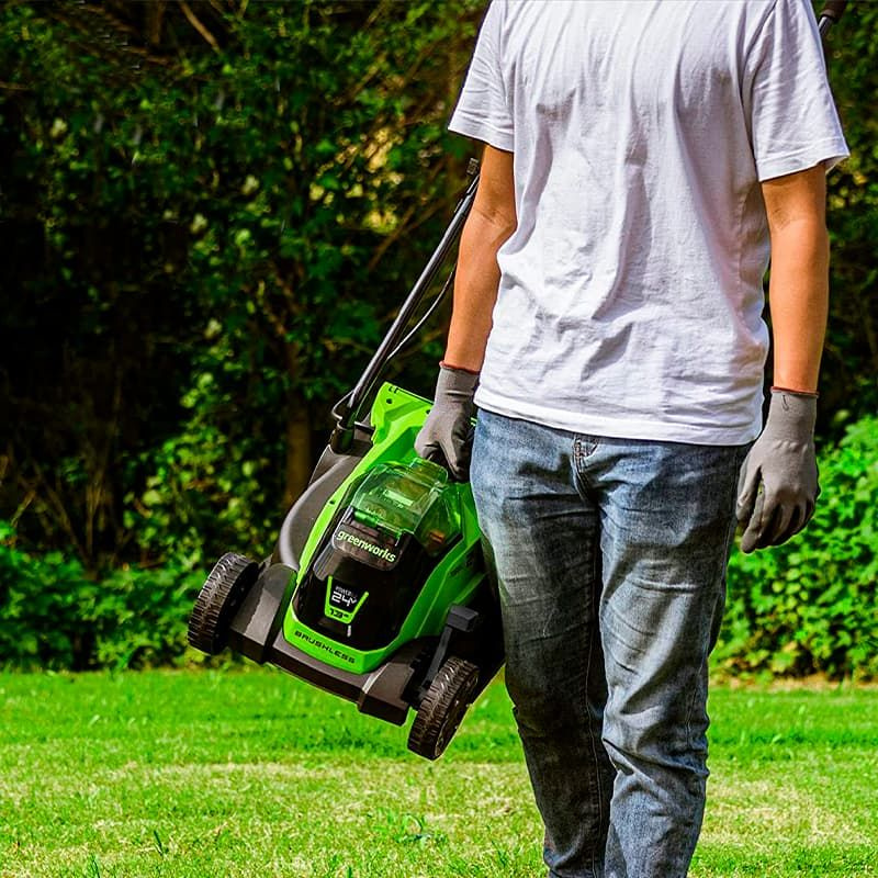 Газонокосилка роторная Greenworks GD24LM33 (2516107) — миниатюра 3