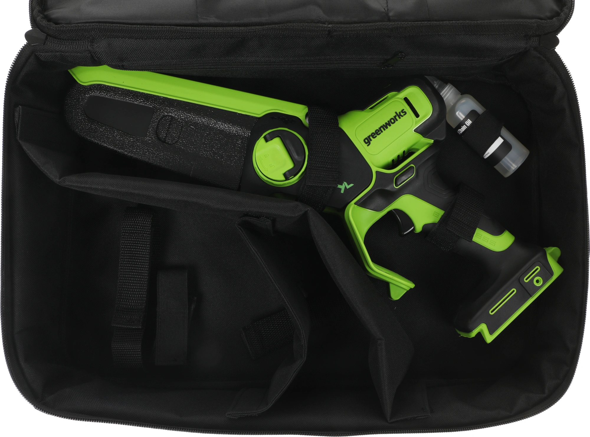 Цепная пила Greenworks GD24CSMNX аккум. 400Вт дл.шины:6" (15.2cm) (2008707) — миниатюра 11