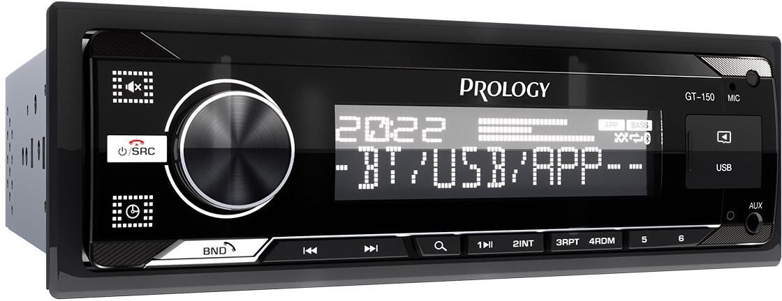 Автомагнитола Prology GT-150 1DIN 4x55Вт v4.2 ПДУ (PRGT150) — миниатюра 7