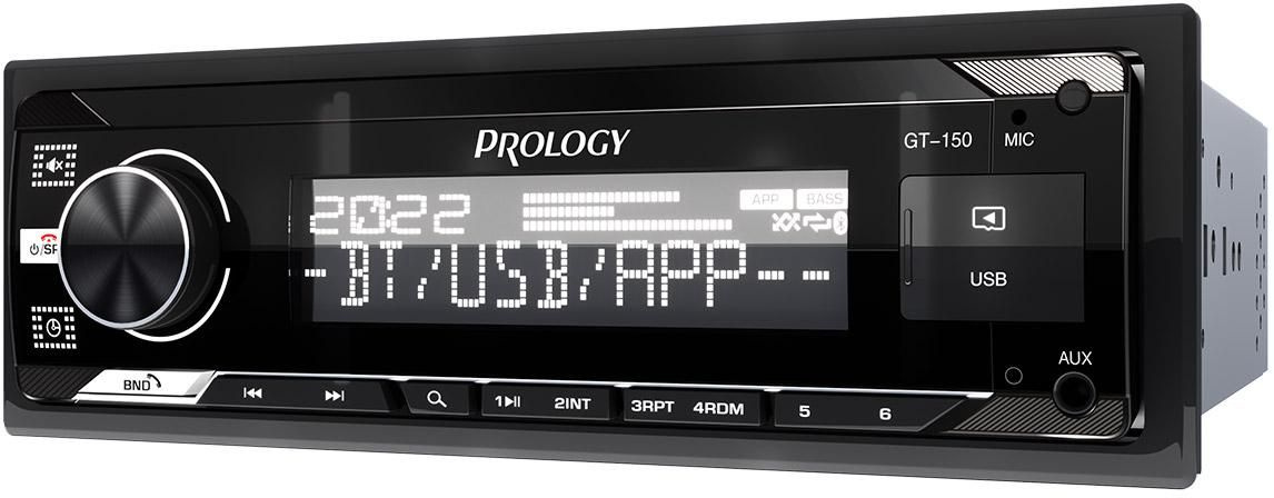 Автомагнитола Prology GT-150 1DIN 4x55Вт v4.2 ПДУ (PRGT150) — миниатюра 3
