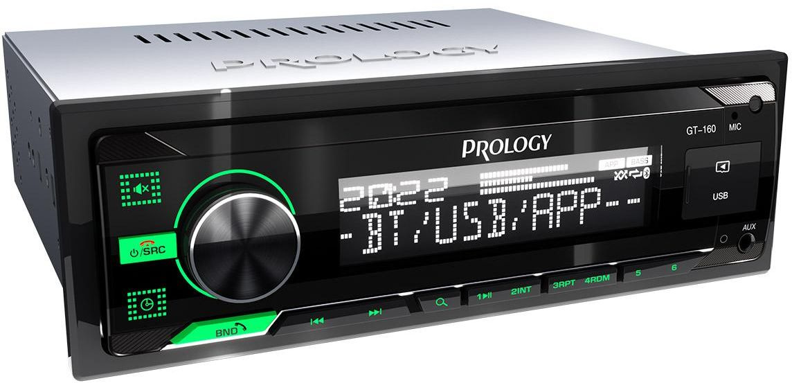 Автомагнитола Prology GT-160 1DIN 4x55Вт v4.2 ПДУ (PRGT160) — миниатюра 8