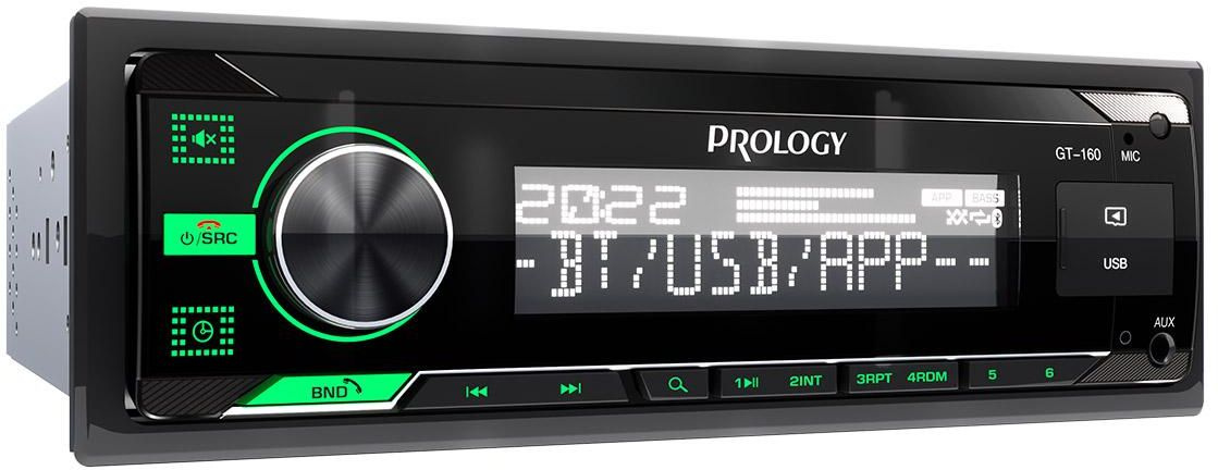 Автомагнитола Prology GT-160 1DIN 4x55Вт v4.2 ПДУ (PRGT160) — миниатюра 7