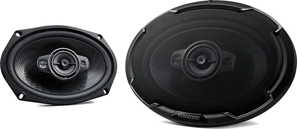 Колонки автомобильные Kenwood KFC-PS6986 600Вт 88дБ 4Ом 15x23см (6x9дюйм) (ком.:2кол.) коаксиальные четырехполосные — фото 1