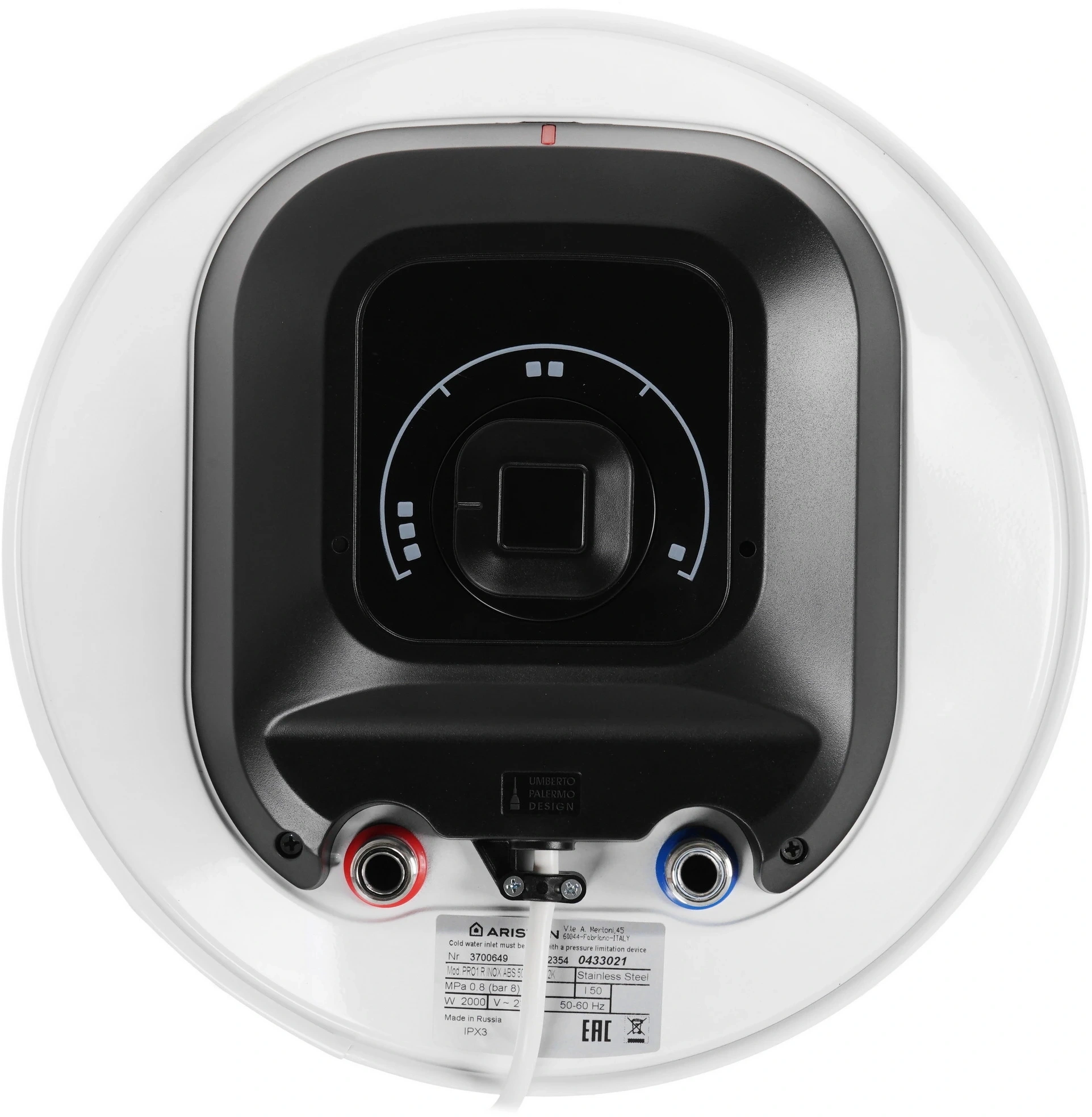 Водонагреватель Ariston PRO1 R INOX ABS 50 V SLIM 2K 2кВт 50л электрический настенный/белый — миниатюра 6