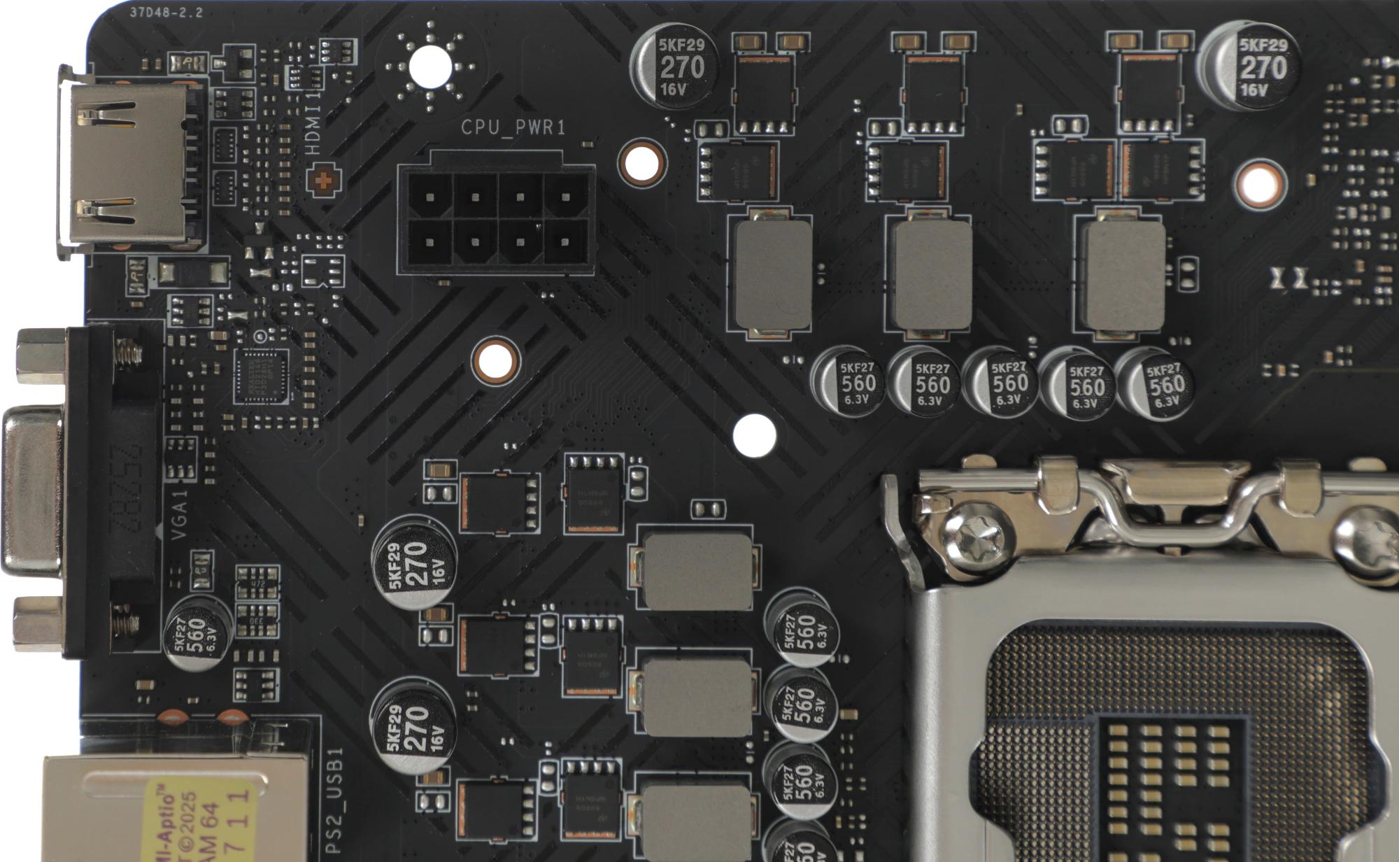 Материнская плата MSI PRO B760M-E DDR4 Soc-1700 Intel B760 2xDDR4 mATX AC`97 8ch(7.1) GbLAN+VGA+HDMI — миниатюра 11