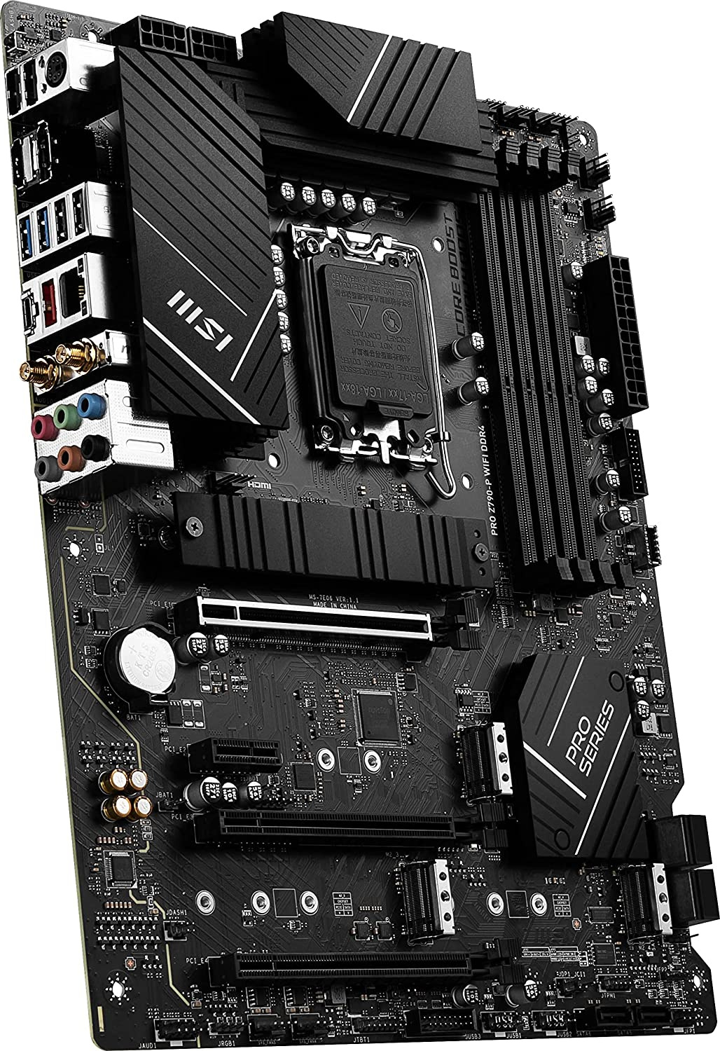 Материнская плата MSI PRO Z790-P WIFI DDR4 Soc-1700 Intel Z790 4xDDR4 ATX AC`97 8ch(7.1) 2.5Gg RAID+HDMI — миниатюра 4