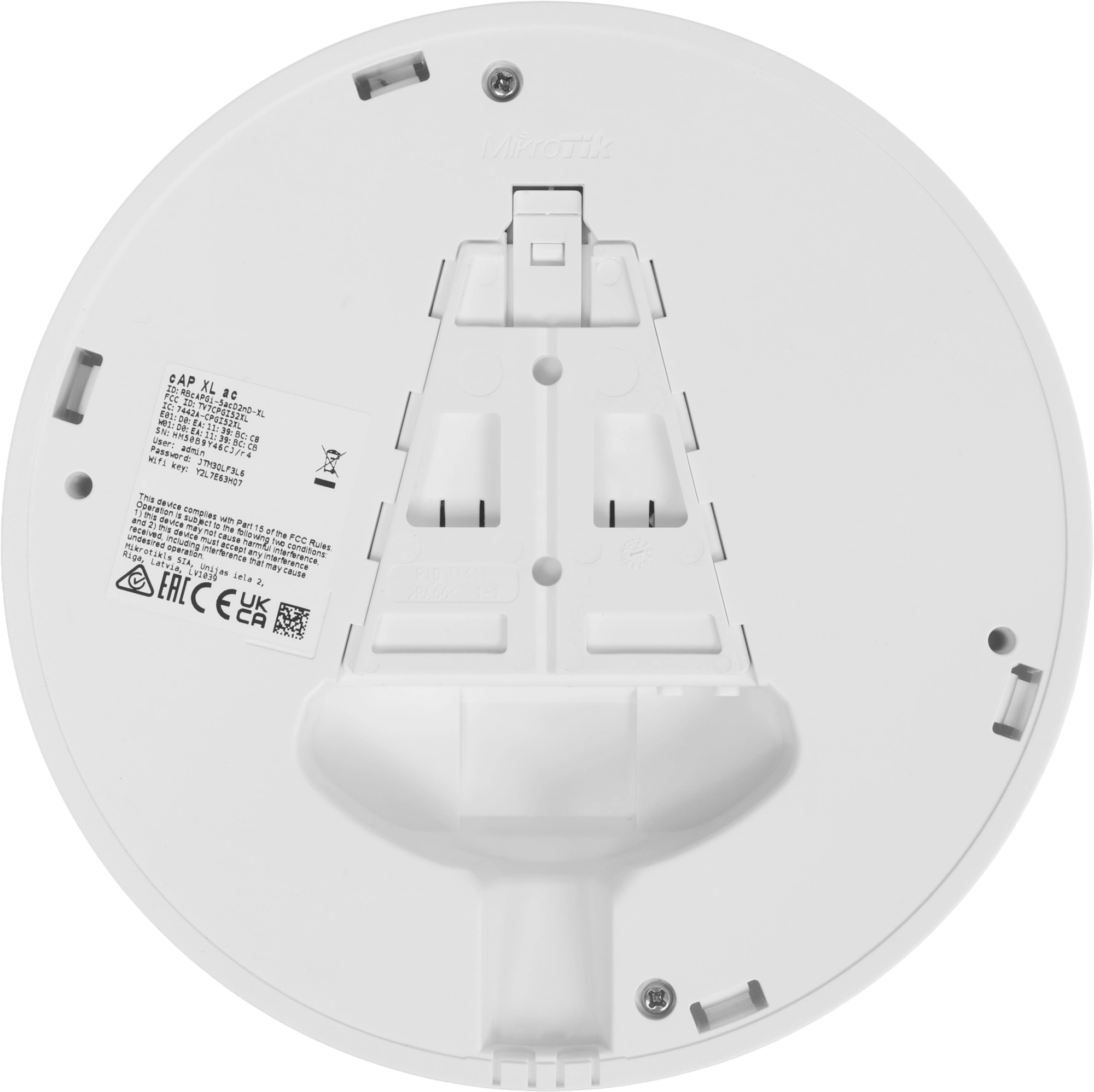 Роутер беспроводной MikroTik cAP XL ac (RBCAPGI-5ACD2ND-XL) AC1200 10/100/1000BASE-TX белый — миниатюра 13