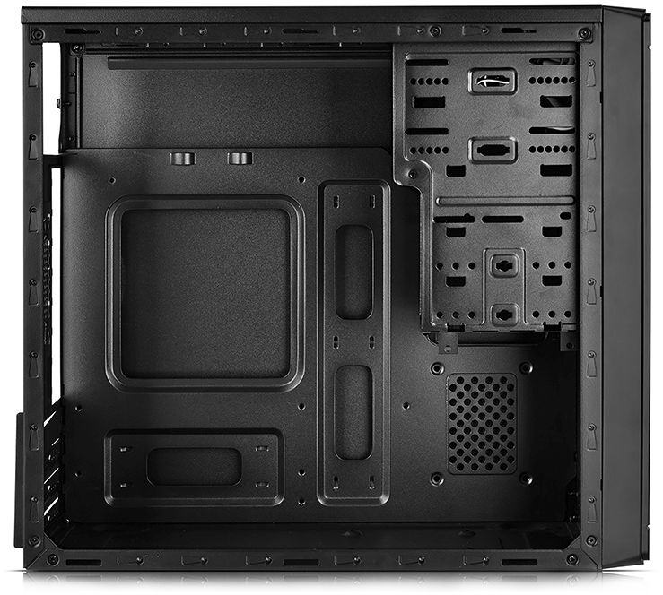 Корпус Deepcool Wave V2 черный без БП mATX 2x120mm 1xUSB2.0 1xUSB3.0 audio — миниатюра 5