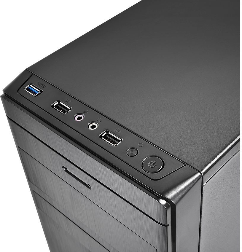 Корпус Deepcool Wave V2 черный без БП mATX 2x120mm 1xUSB2.0 1xUSB3.0 audio — миниатюра 8