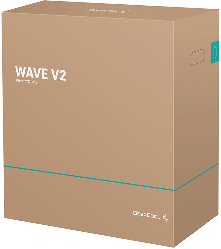 Корпус Deepcool Wave V2 черный без БП mATX 2x120mm 1xUSB2.0 1xUSB3.0 audio — миниатюра 9