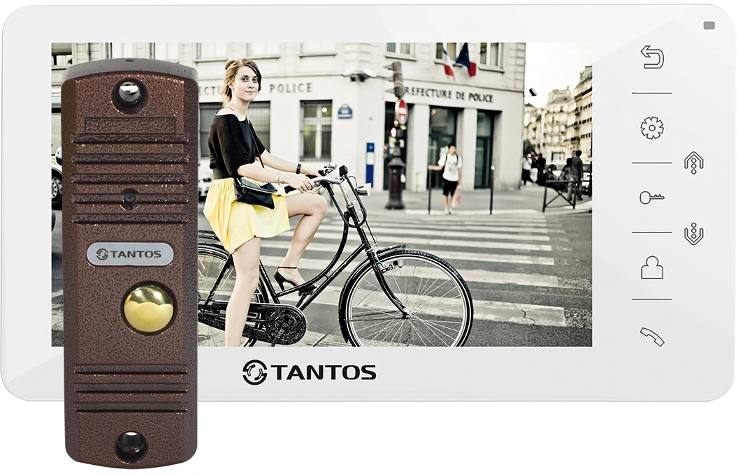 Комплект домофона Tantos Amelie kit белый — фото 1