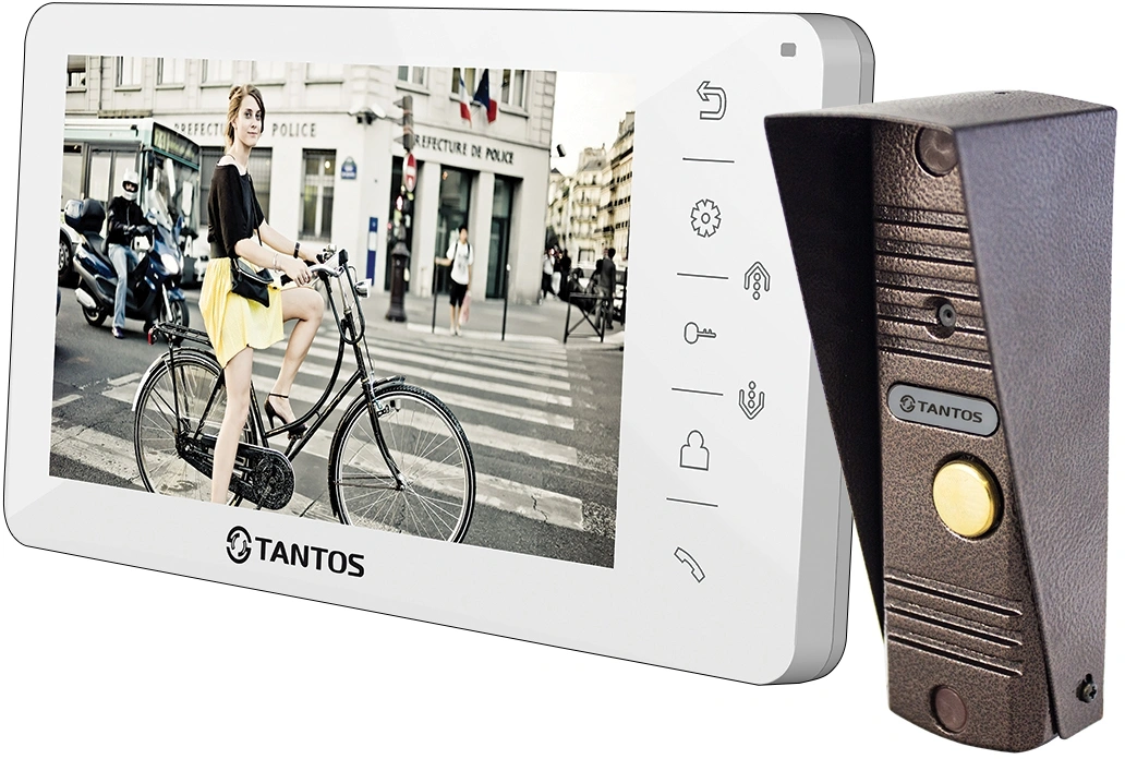 Комплект домофона Tantos Amelie kit белый — миниатюра 2