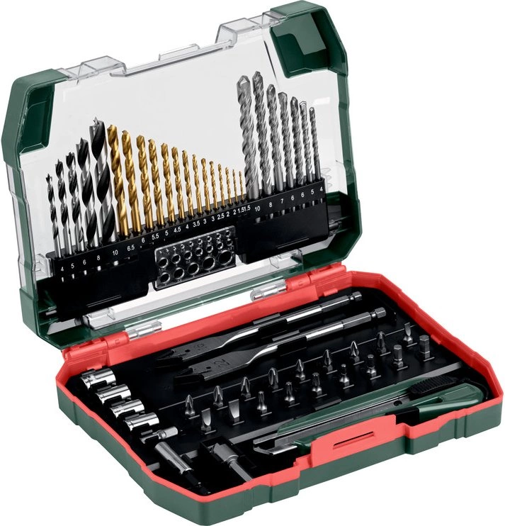 Набор бит и сверл Metabo 626707000 по мет/камн/дер (55пред.) для шуруповертов/дрелей — миниатюра 2