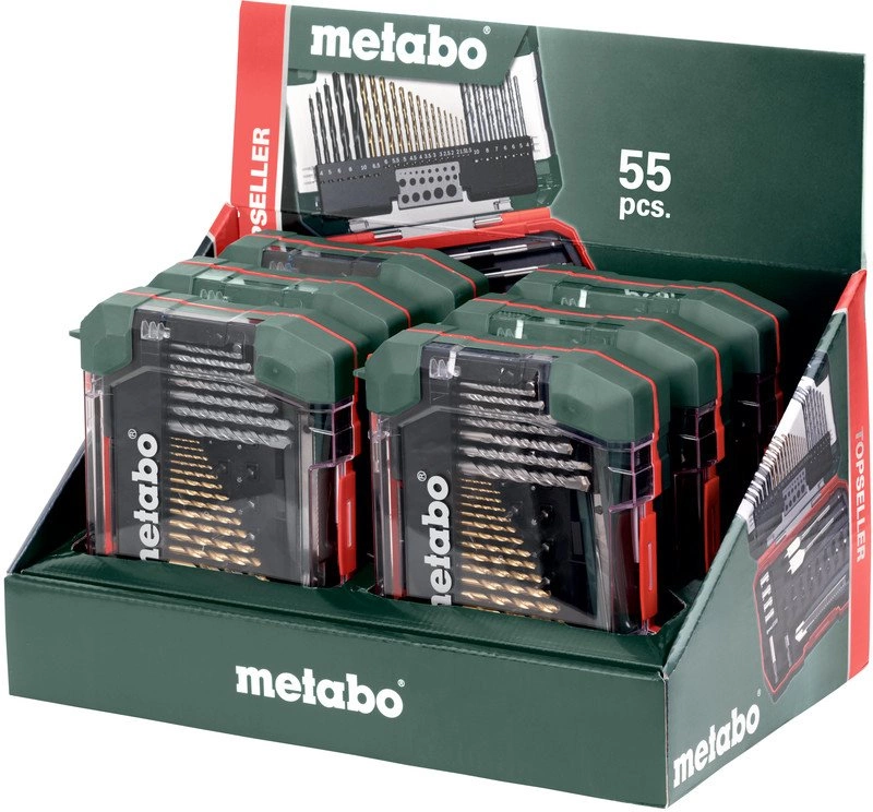 Набор бит и сверл Metabo 626707000 по мет/камн/дер (55пред.) для шуруповертов/дрелей — миниатюра 4