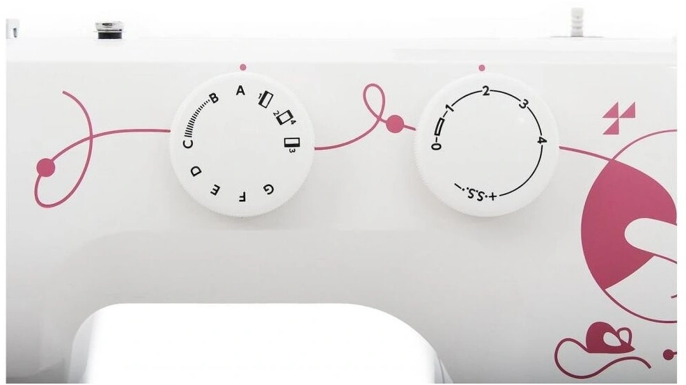 Швейная машина Janome Sew Cat 57 белый/рисунок — миниатюра 8