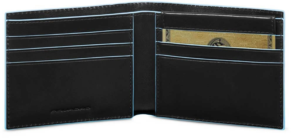 Кошелек мужской Piquadro Blue Square PU3891B2R/N черный натур.кожа — миниатюра 2